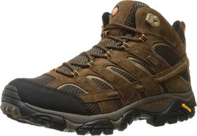 Bota de Trilha Impermeável Masculina Merrell Moab 2 Mid Earth Tamanho 10 EUA
