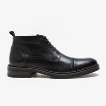 Bota Democrata De Couro Bovino Preto-Masculino