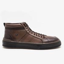 Bota Democrata Masculina Denim City Couro Legitimo Casual