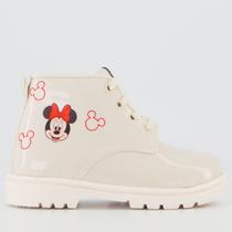 Bota Disney Minnie Venture Infantil Bege Bota Disney Minnie Venture Infantil Bege