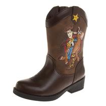 Bota Disney Pixar Toy Story Cowboy Western Boy Brown