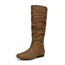 Bota DREAM PAIRS BLVD Cano Alto Pull On Camel 10 Bota DREAM PAIRS BLVD Cano Alto Pull On Camel 10