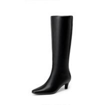 Bota DREAM PAIRS DWUMKB2508 Salto Kitten 5cm Preta