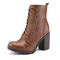 Bota DREAM PAIRS Silverado Combat Cano Curto Salto Grosso Marrom 11 Bota DREAM PAIRS Silverado Combat Cano Curto Salto Grosso Marrom 11