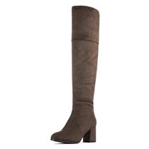 Bota DREAM PAIRS Stretch Camurça Bege Over Knee Tamanho 7,5 Bota DREAM PAIRS Stretch Camurça Bege Over Knee Tamanho 7,5
