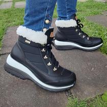 Bota El Quique Napa Preto com Nylon