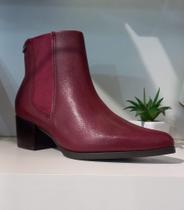 Bota em couro Bottero 349304 bordô