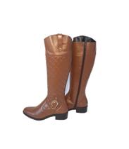 Bota em couro Cano Alto Ana Elisa