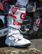Bota Enduro Motocross Eleveit X-Legend Evo 2026 Articulada Cor:VermelhaTamanho:45