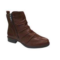 Bota Fem Bottero Cano Baixo Couro Burnish Marrom 361731-4 Tamanho:36Cor:Marrom
