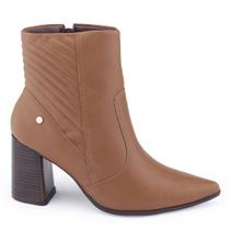 Bota Fem Ramarim 23-58124 lisa salt bloco fachetado bic fino