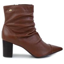 Bota Feminina 365 Soft Couro Marrom Rum - 20161B.8315