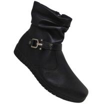 Bota Feminina Adulta Cano Curto Solado Antiderrapante Campesi L8105