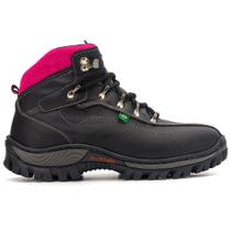 Bota Feminina Adventure Bota de Trilha Feminina Bota Cano Alto Trekking Coturno Feminino Conforto