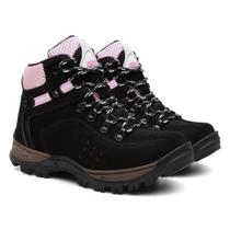 Bota Feminina Adventure Coturno Couro Legítimo Trilha