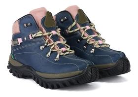 Bota Feminina Adventure Trilha Caminhada Super Confortável ref 100 Bota Feminina Adventure Trilha Caminhada Super Confortável ref 100