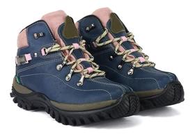 Bota Feminina Adventure Trilha Caminhada Super Confortável ref 100