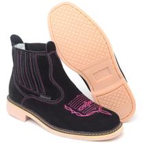 Bota Feminina Agro Girl Rural Resistente Clássico Top Roça Fazenda Passeios
