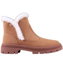Bota Feminina Ana Castela Moleca em Camurça 5344-308 Caramelo