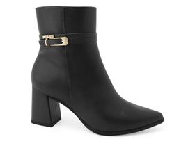Bota Feminina Ankle Boot com Salto Quiz 68-3070 Bota Feminina Ankle Boot com Salto Quiz 68-3070