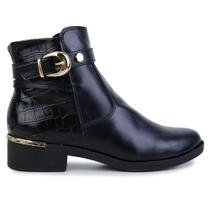 Bota Feminina Bebecê Ankle Boot Preta - T1840-10835