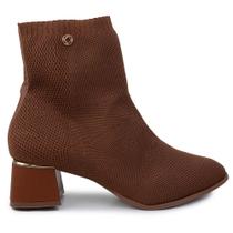 Bota Feminina Bebecê Knit Marrom Avelã - T3732-162
