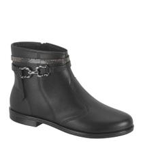Bota Feminina Beira Rio Cano Baixo Ziper Original 9085.106