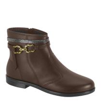 Bota Feminina Beira Rio Cano Baixo Ziper Original 9085.106 Bota Feminina Beira Rio Cano Baixo Ziper Original 9085.106