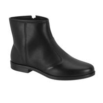 Bota Feminina Beira Rio Cano Curto Montaria Rasteira Básica Lisa Conforto