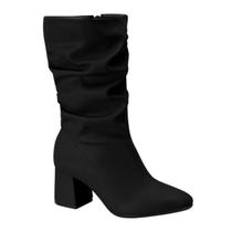 Bota Feminina Beira Rio Confortavel Montaria Salto Medio Ref: 9076.112 Bota Feminina Beira Rio Confortavel Montaria Salto Medio Ref: 9076.112
