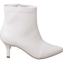 Bota Feminina Bico Fino Cano Curto Salto Confortável Novo