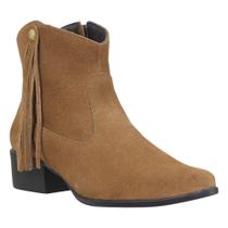 Bota Feminina Bico Fino Caramelo Cow Way 39716