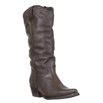 Bota Feminina Bico Fino Marrom Cow Way 37896