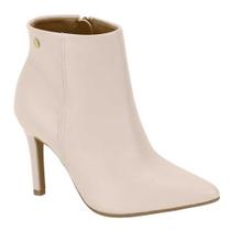 Bota Feminina Bico Fino Napa Branco Off Vizzano 3049.219