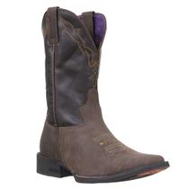 Bota Feminina Bico Quadrado Café Jácomo 36918 Bota Feminina Bico Quadrado Café Jácomo 36918