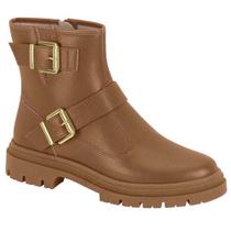 Bota Feminina Biker Napa Caramelo Moleca 5344.106 Bota Feminina Biker Napa Caramelo Moleca 5344.106