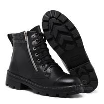 Bota feminina bloguera lançamento l2 preto do33 ao 40