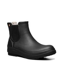 Bota feminina BOGS Amanda Plush II Chelsea, preta, tamanho 6