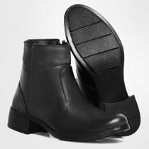 Bota Feminina Botinha Conforto Dia a Dia Bico Redondo Elástico e Zíper Preto Marrom Cano Alto Bota Feminina Botinha Conforto Dia a Dia Bico Redondo Elástico e Zíper Preto Marrom Cano Alto