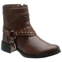 Bota Feminina Botinha Coturno Com Zíper Detalhe em Aplique (SL16031) Bota Feminina Botinha Coturno Com Zíper Detalhe em Aplique (SL16031)