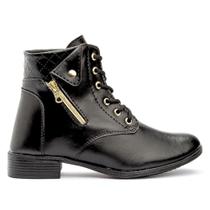 Bota Feminina Botinha Montaria Cano Curto Salto Baixo Casual Com Ziper Bota Feminina Botinha Montaria Cano Curto Salto Baixo Casual Com Ziper