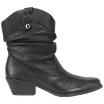 Bota Feminina Bottero 347710 Couro Legítimo Cano Enrugado