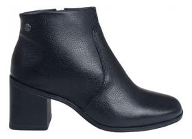 Bota Feminina Bottero Cano Baixo Bico Quadrado Preta 361801 Bota Feminina Bottero Cano Baixo Bico Quadrado Preta 361801