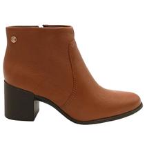 Bota Feminina Bottero Cano Baixo Couro Caramelo 346901 Bota Feminina Bottero Cano Baixo Couro Caramelo 346901