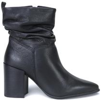 Bota Feminina Bottero Cano Curto Couro Burnish 377701