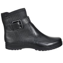 Bota Feminina Bottero Cano Curto Couro Conforto Moda 346701