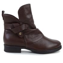Bota Feminina Bottero Cano Curto Couro Marrom - 3617 Bota Feminina Bottero Cano Curto Couro Marrom - 3617