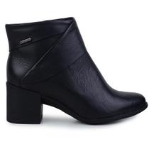 Bota Feminina Bottero Cano Curto Couro Preto - 346918 Bota Feminina Bottero Cano Curto Couro Preto - 346918