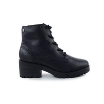 Bota Feminina Bottero Couro Burnish Preta - 349101