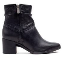 Bota Feminina Bottero Couro Burnish Preto